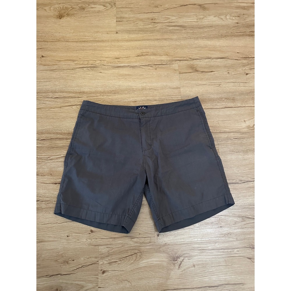 Faherty All Day Shorts Mens 36 Charcoal Gray Stretch Performance Drawstring